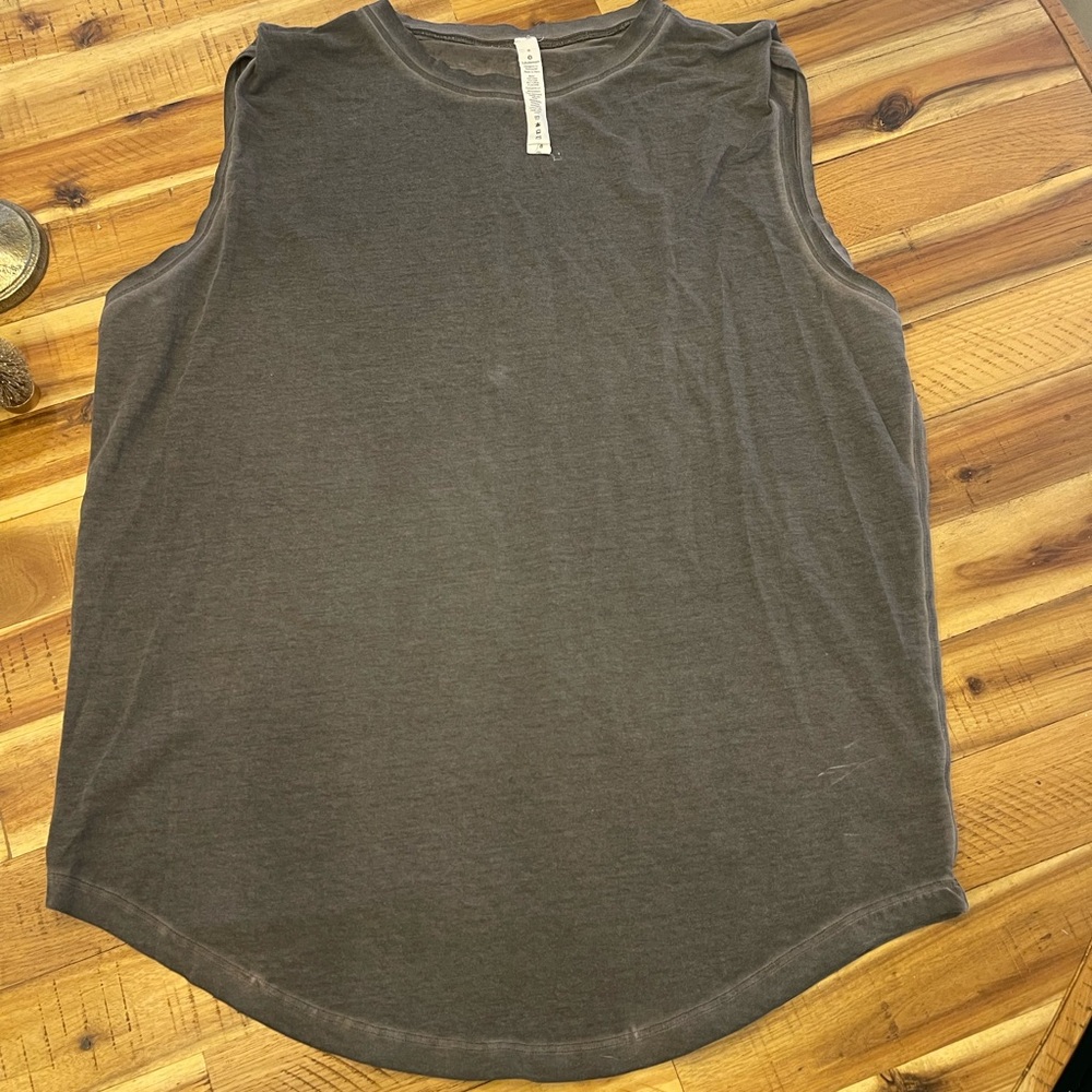 Lululemon Gray wash muscle tank